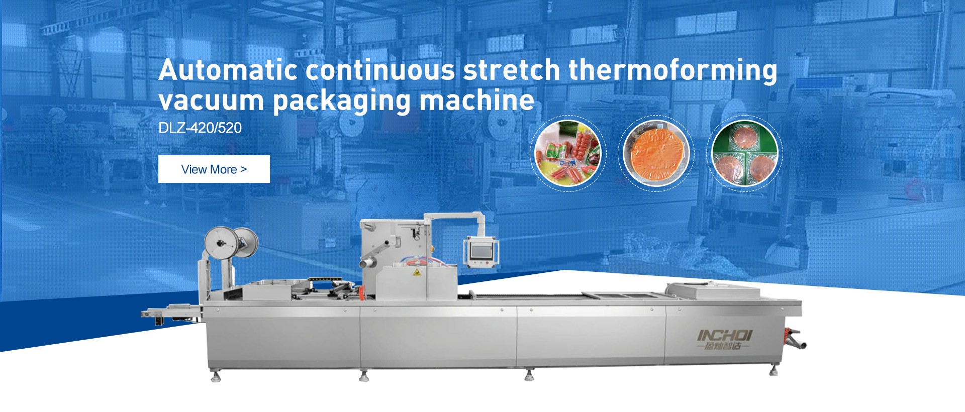 Thermo forming vacuum packing machine