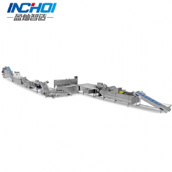 Automatic fruit and vegetable crisp chips puffing production line