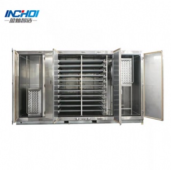 Liquid nitrogen cabinet type quick-freezing machine